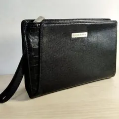 BURBERRY　クラッチバッグ　セカンドバッグ　黒