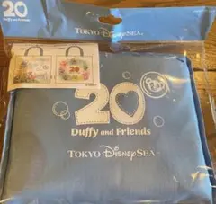 ダッフィーフレンズ　ショッピングバッグ　ハートフェルトレターズオブフレンドシップ