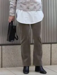 【美品】JOURNAL STANDARD ニットコールパンツ 細畝