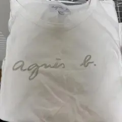 agnis b. ホワイト Tシャツ T2