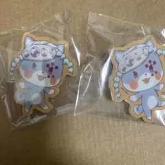 鬼滅の刃 バレンタイン アニマルクッキー バッジ 宇髄天元 2点セット