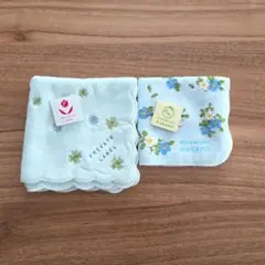 プライベートレーベル ヒロミチナカノ花柄タオルハンカチ2枚セット