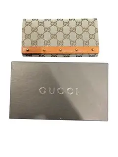 【未使用品】GUCCI GGキャンバス 長財布 【箱付き】