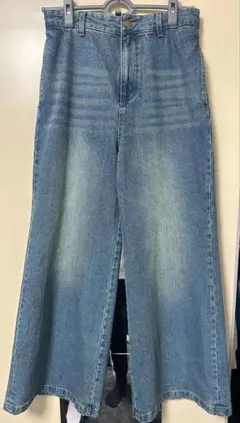 CLEL デニム ガウチョパンツ Sサイズのサムネイル
