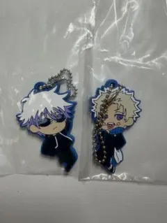 呪術廻戦　ガチャ　キーホルダー　五条悟　狗巻棘