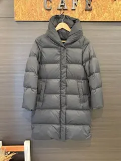 【最終価格‼︎】【シンプリシテェ】黒 フード付き ダウンロングコート