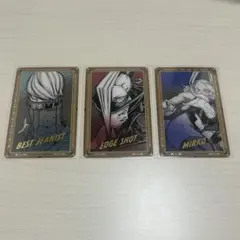 ヒロアカ　原画展　箔押しクリアカードコレクション