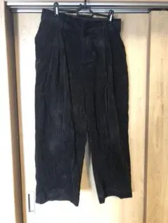 値下げ！！美品 ハレ コーデュロイ ワイドパンツ