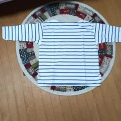 ORCIVAL オーシバル 七部袖ボーダーボートネックシャツ1 usd