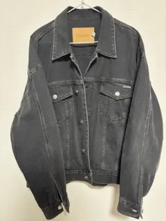 Calvin Klein ブラックデニムジャケット　M