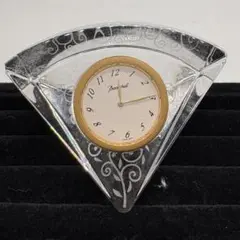 美品✨】バカラ Baccarat 置時計 ハートクロック 稼働品 インテリア