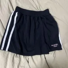 値下げ！REPIPI armarioブラック スカート サイドストライプ S