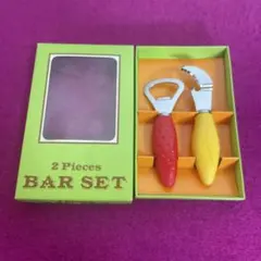 BAR SET 栓抜き　缶切り　2個セット　アンティーク バーセット BAR SET 3ピース - メルカリ