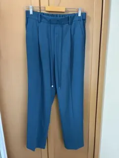 Elura グリーン ストレートパンツ Lサイズ 股下69