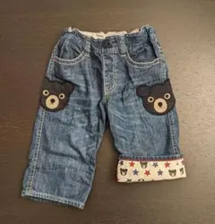 120　ハーフパンツ　折り返し　ダブルビー　ミキハウス