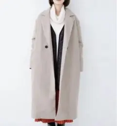 ロングコート、キルティングジャケットセット