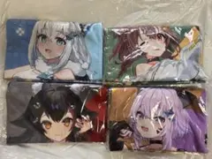 4個 ホロライブ ロックマン Tシャツ 白上フブキ 猫又おかゆ 大神ミオ