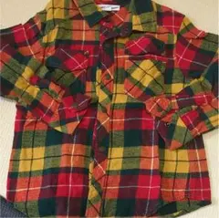 グリーンレーベルリラクシング 115センチ チェックネルシャツ