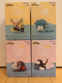 僕のヒーローアカデミアのFluffy Puffyフィギュア　4点セット