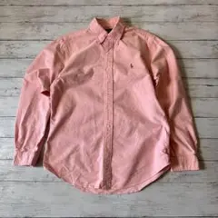 や*う様 ポロラルフローレン カスタムフィット オックスフォードシャツ M ピン