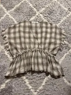 キマグレナジョージ様 フレンチスリーブのギャザー切替チュニック