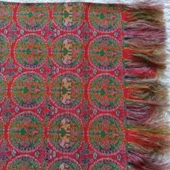 龍村織物 テーブルセンター 花鳥梅花文錦 - メルカリ