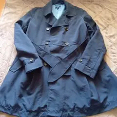 ユニクロ　トレンチコート　150　ネイビー