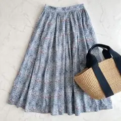 Brillage ブリアージュ リバティプリント スカート ストロベリーシーフ