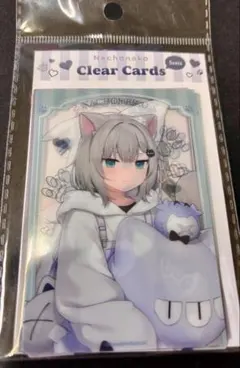 Nachoneko クリアカード5枚セット ドンキ限定　なちょ猫のサムネイル