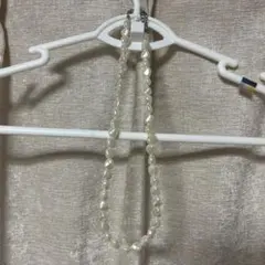 ホワイトパール風ネックレス