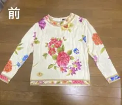 ※訳あり❤️LEONARD FASHION レオナール 花柄 長袖 カットソー