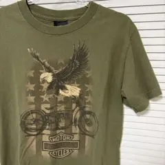 Harley-Davidson イーグル Tシャツ オリーブグリーン