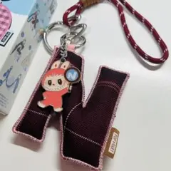 ラブブ イニシャルチャーム PIN FOR LOVE ［N］