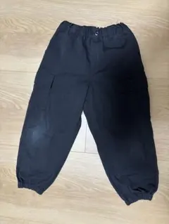 最終値引き　GU ブラック カーゴパンツ 120サイズ