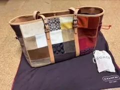 COACH パッチワークトートバッグ