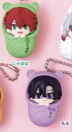 カラフルピーチ (2個セット)おくるみますこっとチャーム1