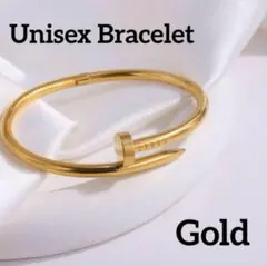 ブレスレット 釘 ゴールド アメカジ 古着 ストリートメンズ レディース 金