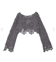 Ameri VINTAGE★MEDI FLOWER SAINT LACE TOP