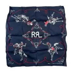 ダブルアールエル　RRL ラルフローレン　バンダナ　ハンカチ　カウ　バンダナ