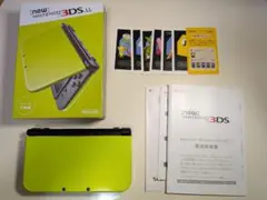 New Nintendo 3DS LL ライ厶×ブラック　充電器付き