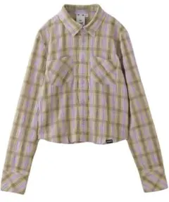 X-girl SHIRRED PLAID SHIRT チェック柄 Mサイズのサムネイル