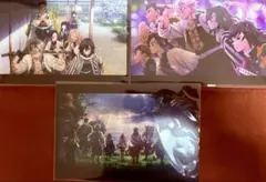 鬼滅の刃　柱稽古　柱集合　ポストカード　3枚セット