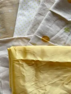 【まとめ売り】ベージュ・イエロー系　37 生地　 カット生地ハギレ布地まとめ売り