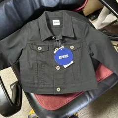 EDWIN ブラックデニムジャケット 100サイズ