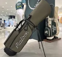 新品　キャディーバッグ　緑　マルボンゴルフ MALBON GOLF