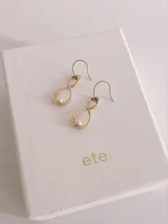 ete K10 シルバー ピアス 片耳のみ - メルカリ
