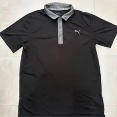 美品PUMAゴルフ　ブラック ポロシャツ