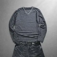 そね様専用♪00s border vneck l/s tee grungeのサムネイル