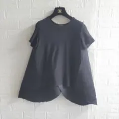 YOKO CHAN　ヨーコチャン フレア　Tシャツ　半袖　ブラウス　ドッキングのサムネイル
