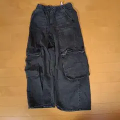 ZARA ダークグレー カーゴパンツ 11-12サイズ